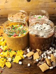 Holiday Peanut Butter Flight – 4 Festive Flavors