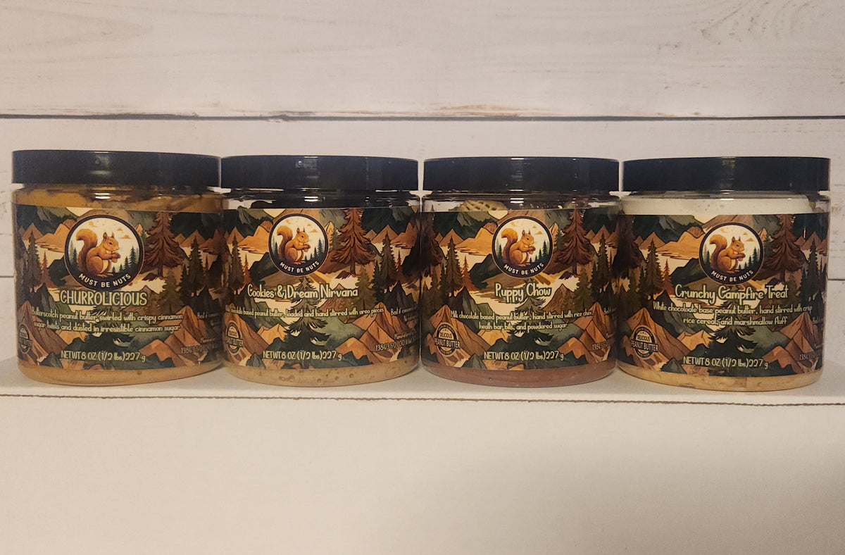 Signature Peanut Butter Flight – 4 Bestselling Flavors